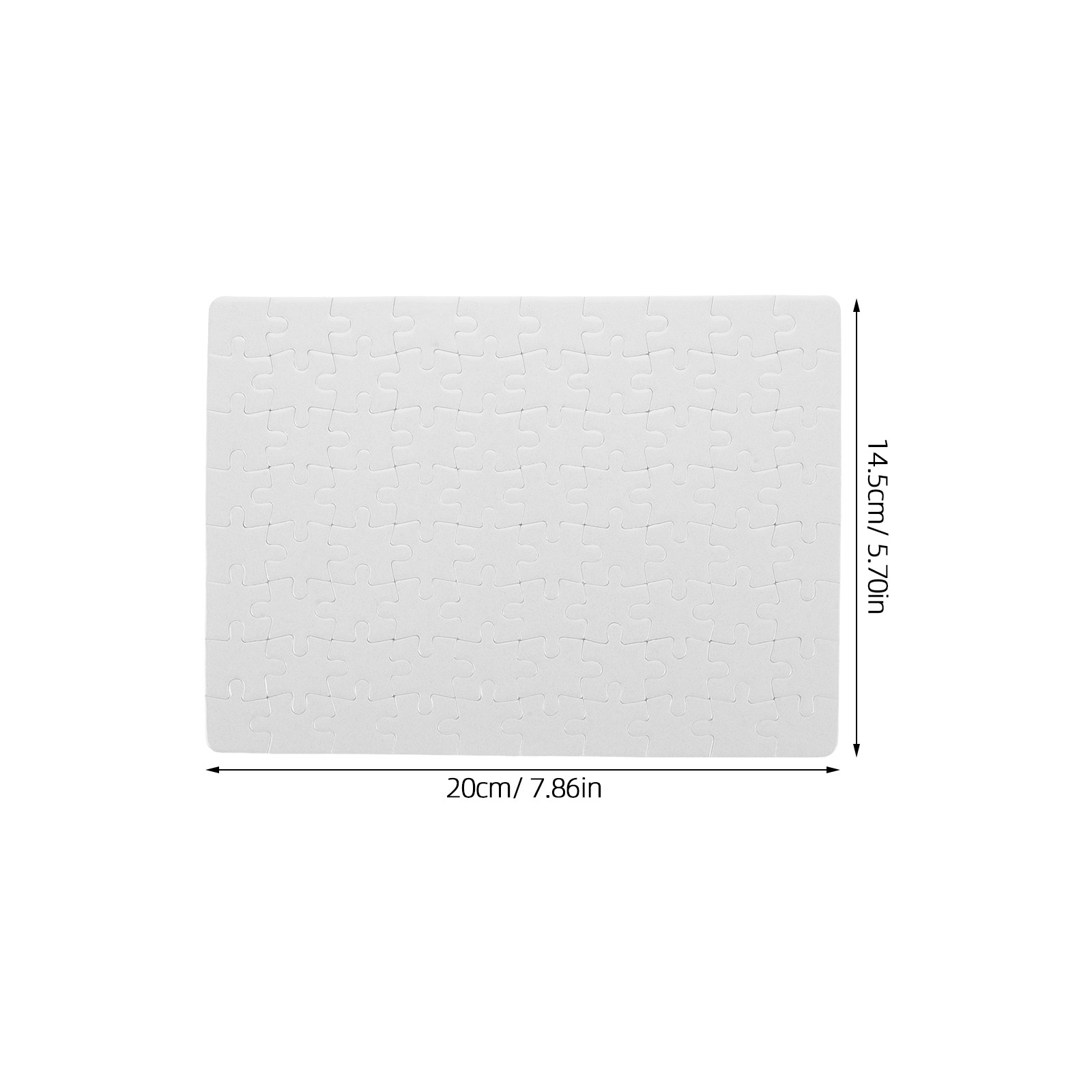 4 arkusze pustych białych puzz – Puzzle Blank White recenzja i cena